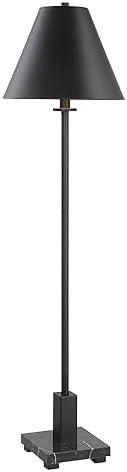 Uttermost Pilot 36 1/2" Satin Black Metal Buffet Table Lamp