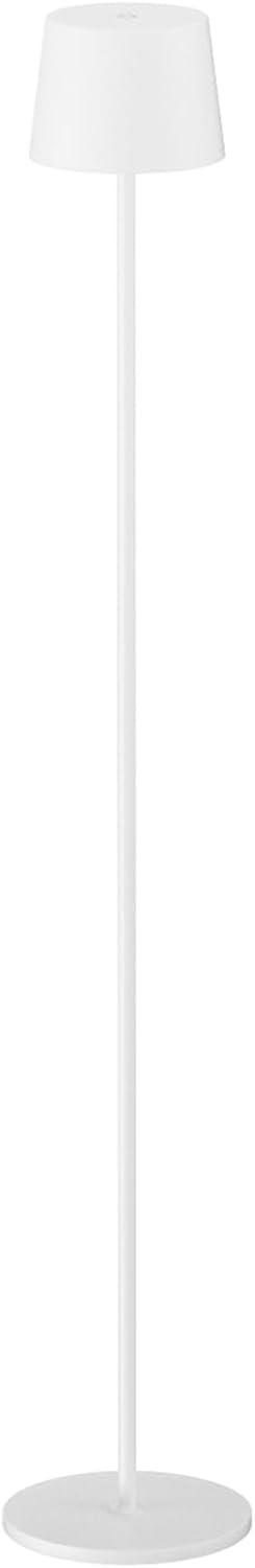 Cordless Floor Lamp, 7000mAh Battery Operated Floor Lamp, IP54 Waterproof Outdoor Modern Black Standing Lamp Rechargeable, Adjustable Height Floor Lamp for Outdoor/Indoor/Patio(Black)