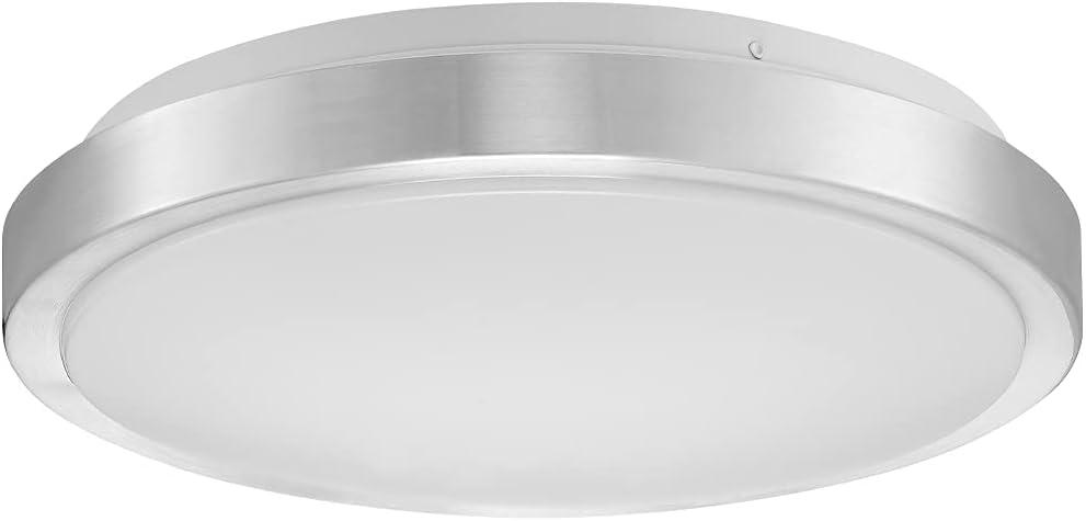 Luvoni by Maxxima 13 in. Smart WiFi LED Round Flush Mount Ceiling Light, Dimmable, CCT 2000K-5000K, 1500 Lumens