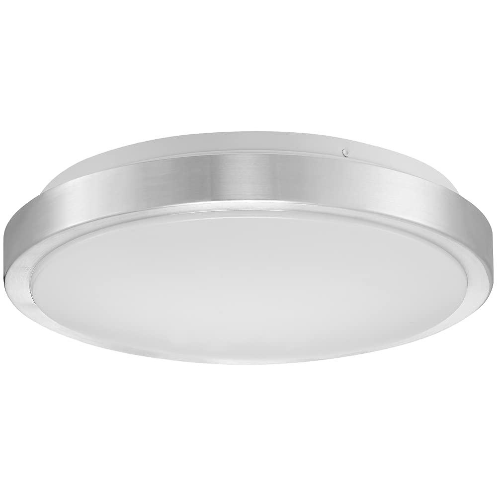Luvoni by Maxxima 13 in. Smart WiFi LED Round Flush Mount Ceiling Light, Dimmable, CCT 2000K-5000K, 1500 Lumens