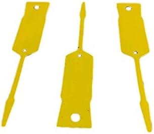 Yellow Self Locking Key Tags ( 50 per pack)