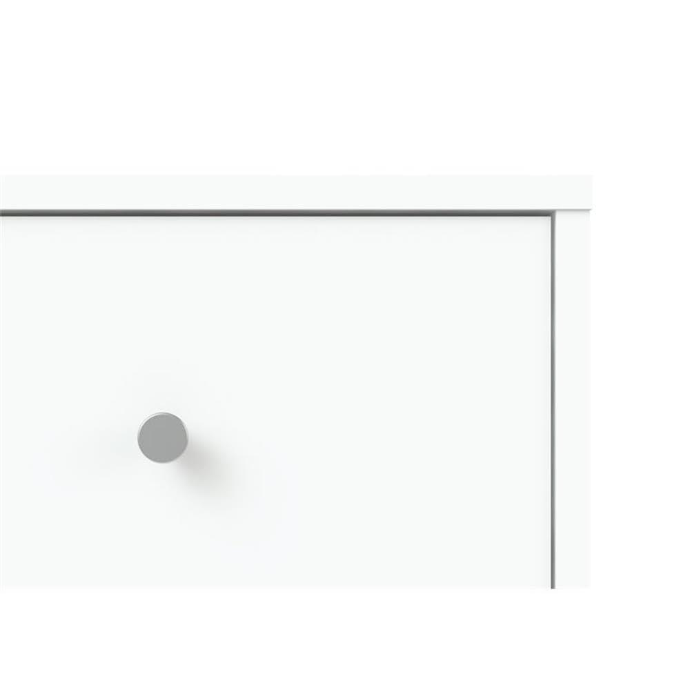 Home Square 4 Piece Bedroom Set With Dresser, Chest and 2 Nightstands in White