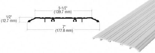 CRL Aluminum 7" x 1/2" Saddle Threshold - 73" Length