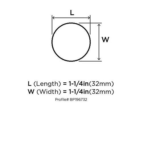 Transcendent 1 1/4" Diameter Round Knob