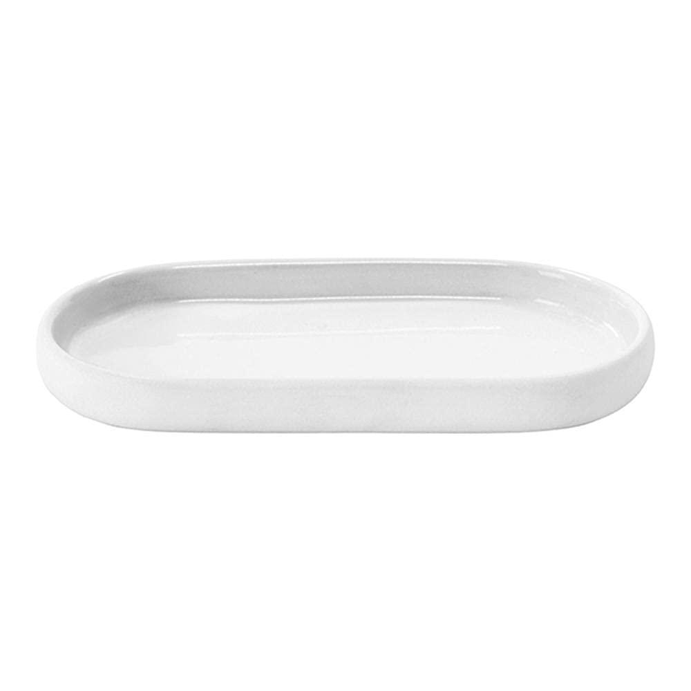 Blomus SONO Ceramic White Oval Bathroom Tray