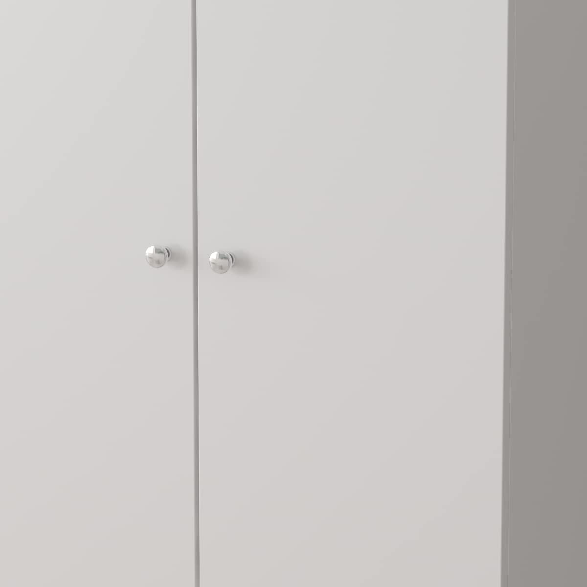 71" Closet Storage Cabinet 8-Tier Shoe Rack with Wheel Entryway Shelf - 23.6"L x 15.7"W x 70.9"H