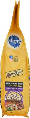 Pedigree with Tender Bites Chicken, Vegetable, Steak and Beef Flavor Dry Dog Food for Small Dogs - 3.5lbs