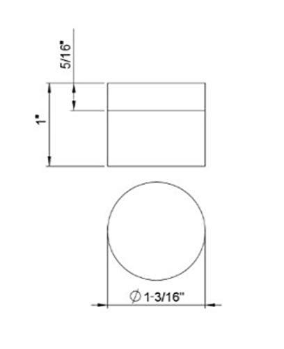 Satin Nickel Wall Mount Baseboard Door Stop