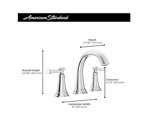 Glacier Bay Rumson 8 in. Widespread 2-Handle Bathroom Faucet in Brushed Nickel