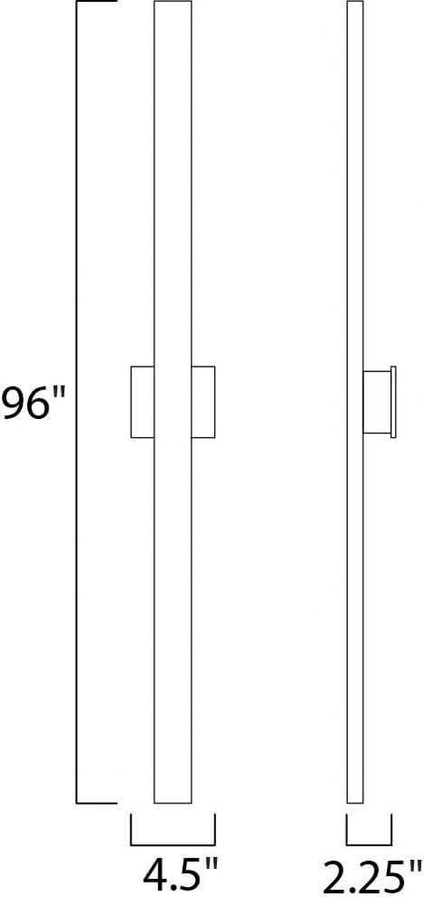 Maxim E41348-BZ Alumilux LED Outdoor Wall Sconce, Bronze