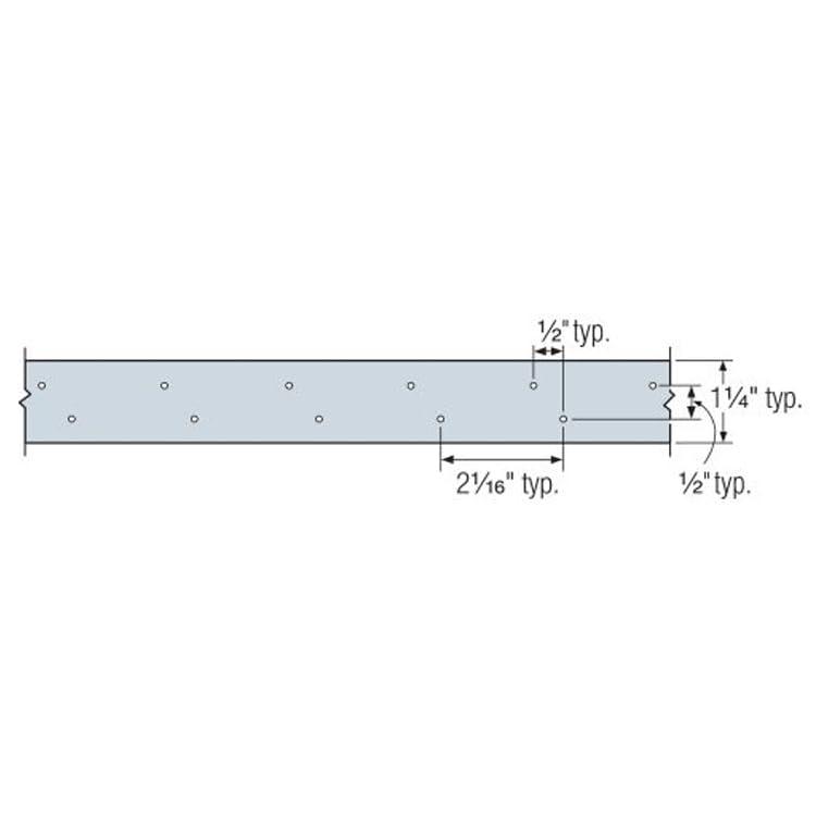 Simpson Strong-Tie 200ft Galvanized 18 Gauge Coiled Strap