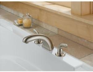 Foundations Single Handle Deck Mounted Roman Tub Faucet Trim