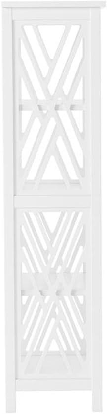 Alaterre Furniture 16"x48" Coventry Bath Storage Shelf White