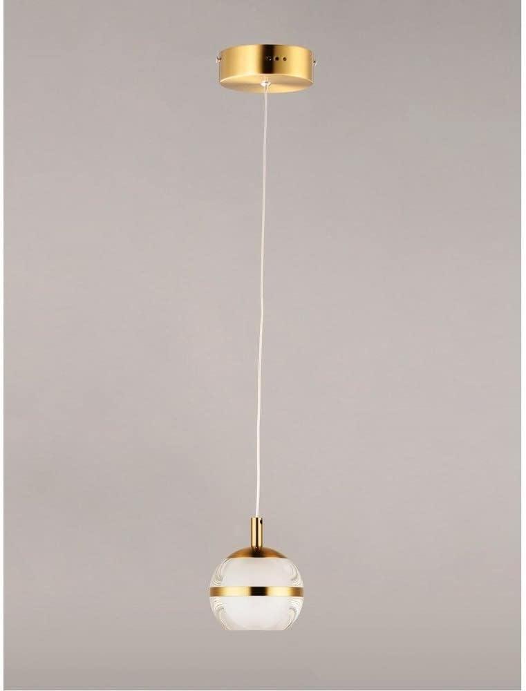 Et2 E24591-93 Swank 5" Wide Led Mini Pendant - Brass