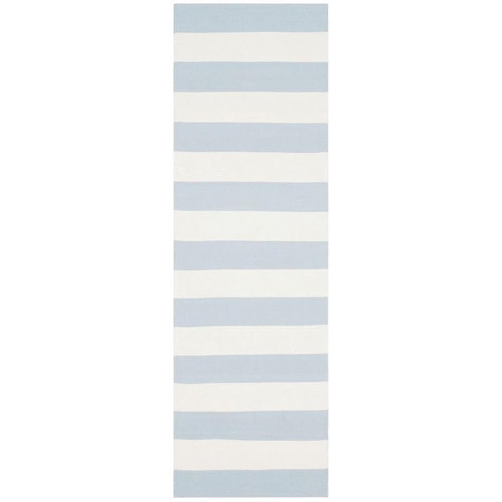 Montauk MTK712 Hand Woven Indoor Area Rug - Sky Blue/Ivory - 8'x10' - Safavieh