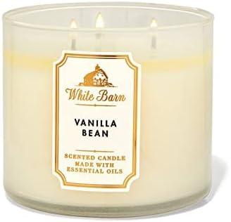 Bath & Body Works White Barn 3-Wick Candle in Vanilla Bean