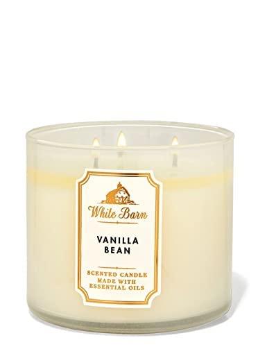 Bath & Body Works White Barn 3-Wick Candle in Vanilla Bean