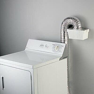 Dryer Vent Lint Trap Kit Indoor Use Bucket & Water Deflecto