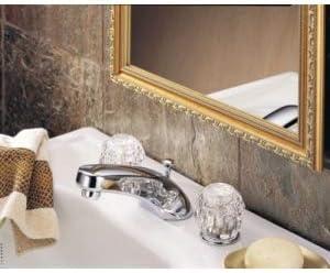 Classic Widespread Bathroom Faucet with Double Knob Handles