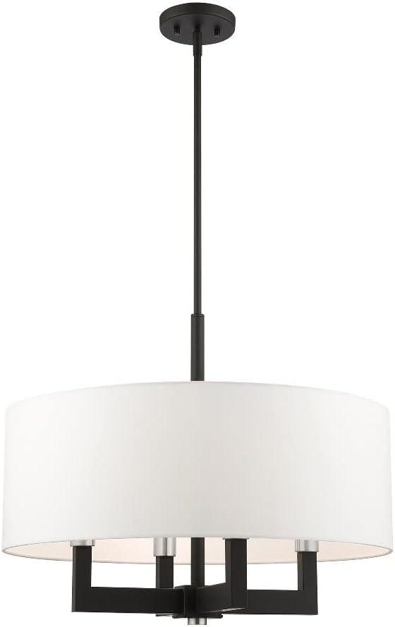 Livex Lighting Cresthaven 4 - Light Chandelier in  Black