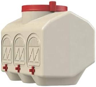 OverEZ Chicken Coop Poultry Water Dispenser with 3 Easy Access Taps