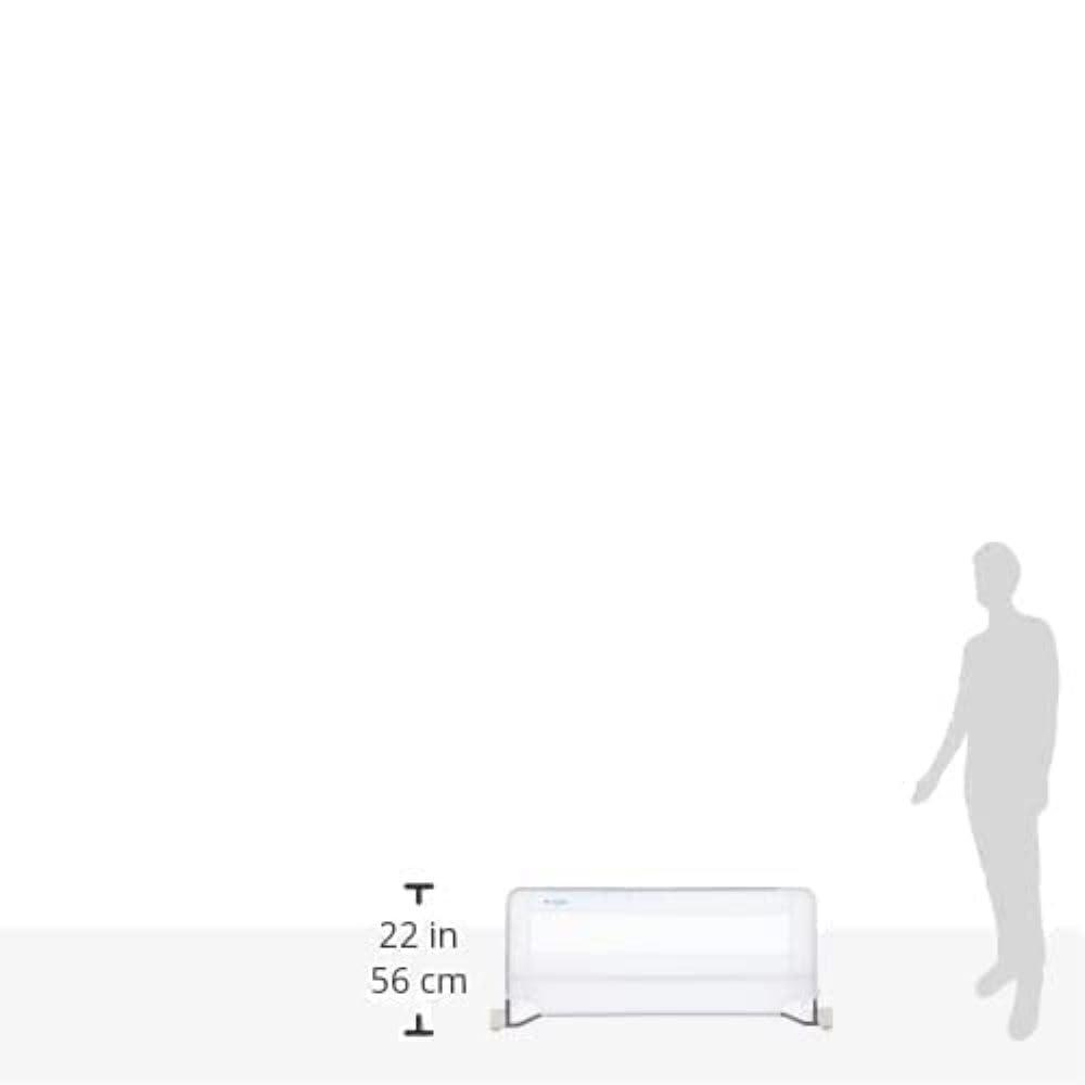Regalo Guardian Swing Down Bedrail -  White