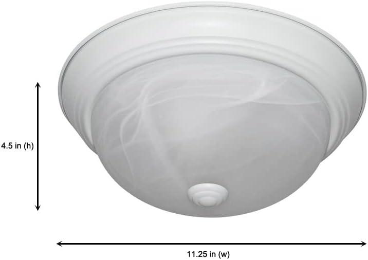 Modern Solid White 11'' Square Flush Mount Ceiling Light