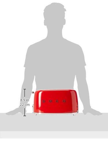 SMEG Red 4-Slice Retro Toaster