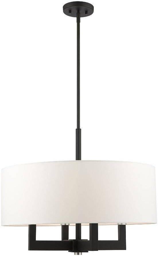 Livex Lighting Cresthaven 4 - Light Chandelier in  Black