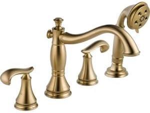 Cassidy Deck Mounted Roman Tub Faucet Trim with Diverter