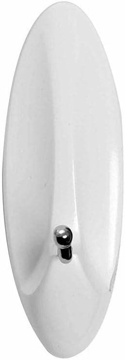 Command Medium Sized Wire Decorative Hooks White: Adhesive Wall Hooks, 3 lb Capacity, 7 Pack