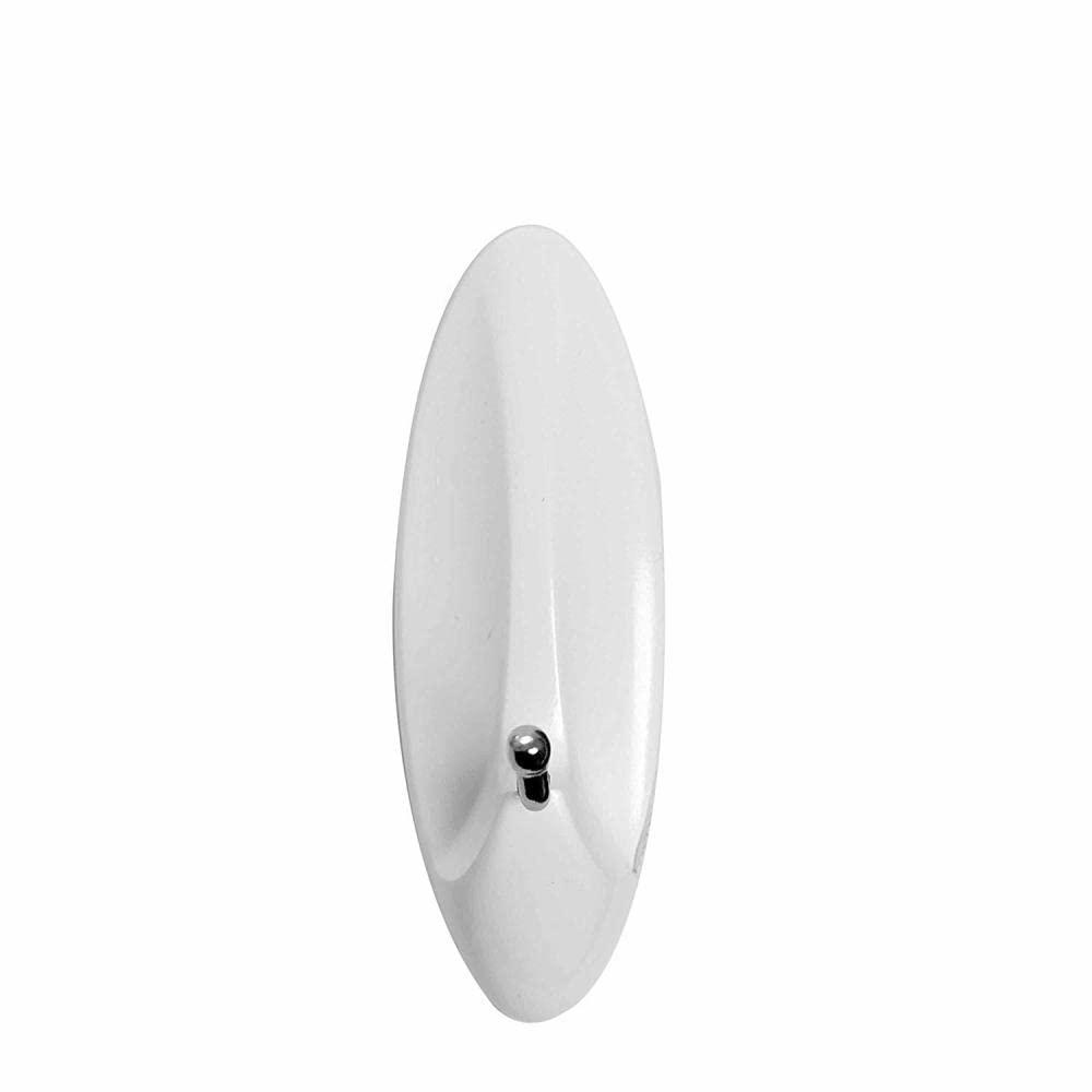 Command Medium Sized Wire Decorative Hooks White: Adhesive Wall Hooks, 3 lb Capacity, 7 Pack