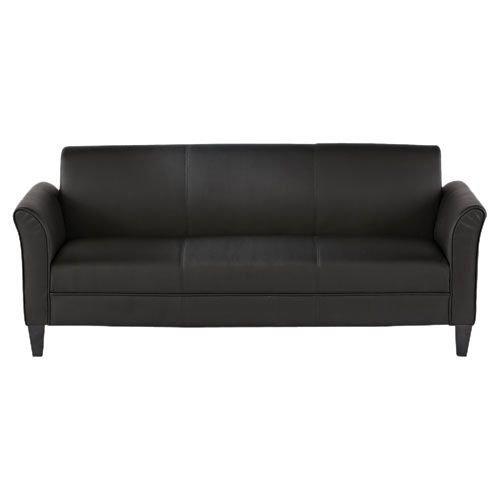 Alera® Leather 77'' Reception Sofa