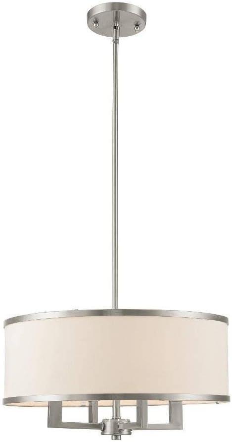 Livex Lighting Park Ridge 4 - Light Chandelier in  Brushed Nickel