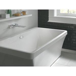 Pivotal Double Handle Wall Mounted Tub Filler Trim