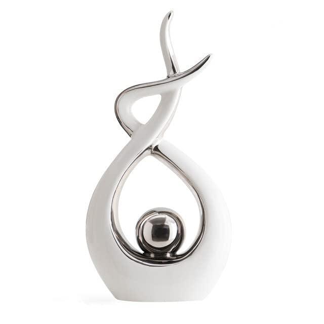 Home Decor Modern Abstract Art Ceramic Statue Table Decorations for Dining Room Living Room Office Centerpiece