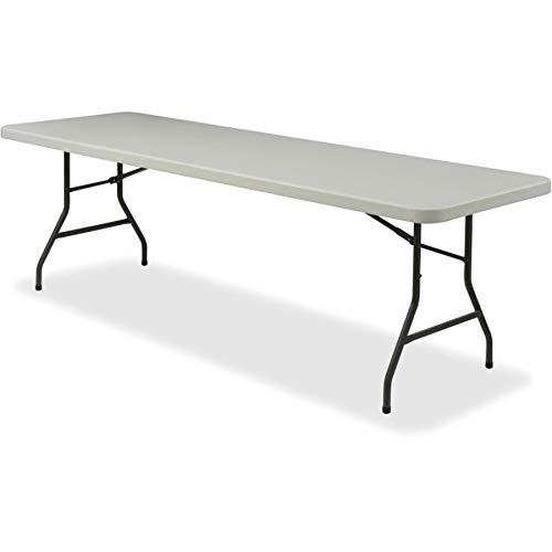 Lorell Ultra-Lite Folding Table - Powder Coated Base X 96" Table Top Width X 30" Table Top Depth - 29.25" Height - Platinum, Gray | Wayfair