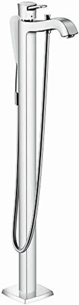 Metropol Classic Single Handle Floor Mounted Freestanding Tub Filler Trim with Hand Shower
