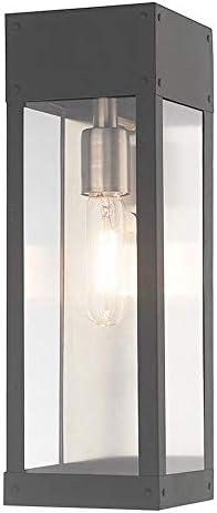 Livex Lighting Barrett 1 - Light Wall Light in  Scandinavian Gray