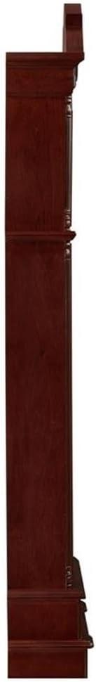 Coaster Furniture Harris Grandfather Clock with Chime Brown Red and Clear, 900749