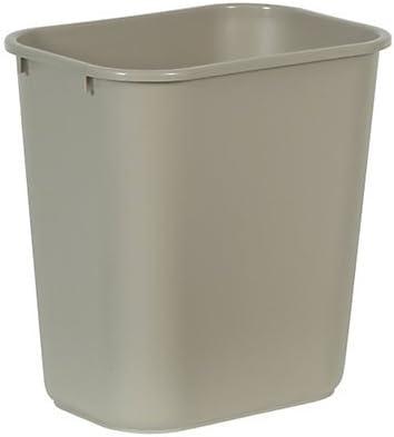 Standard Series Wastebasket, 12.3"x8.3"x11.4", Beige