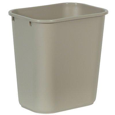 Standard Series Wastebasket, 12.3"x8.3"x11.4", Beige