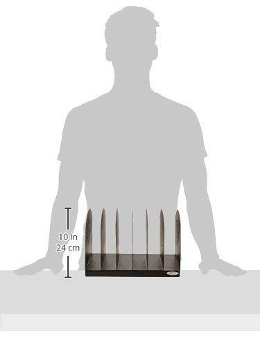 Safco Products Company Six Section Steel Desk Rack