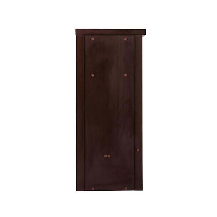 New Age Pet® ECOFLEX® Dog Food Pantry with Double Stainless Steel Bowls - Durable Composite, Includes 2x 32oz Bowls, Storage for 25 lbs of Dog Food, Easy Assembly, Moisture Resistant