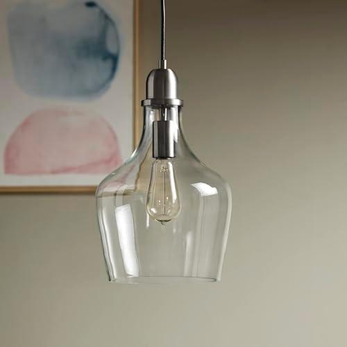 Auburn 95.5" Bronze and Clear Glass Pendant Light