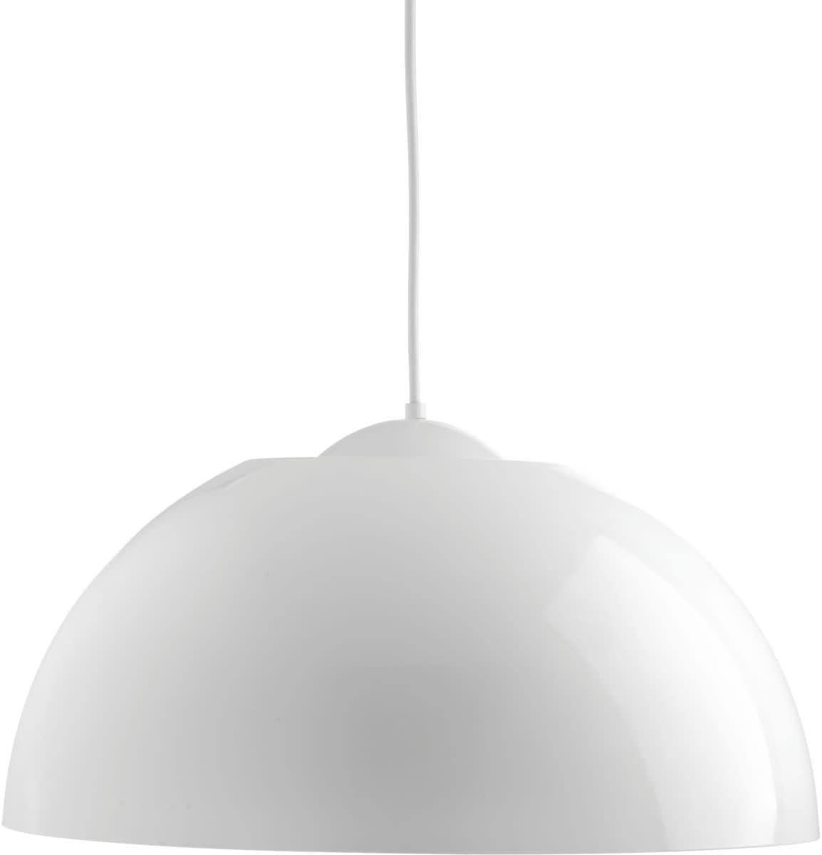 Progress Lighting Dome Collection 1-Light LED Pendant, Antique Bronze, Steel, 22" Width, 11.75" Height, 3000K, 1086 Lumens