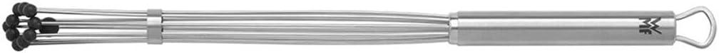 WMF Profi Plus Mixing Flash Reducing Ring 32 cm, Whisk Silicone Balls, Cromargan Stainless Steel, Partially Matted, Heat Resistant Silicone, Whisk, Whisk