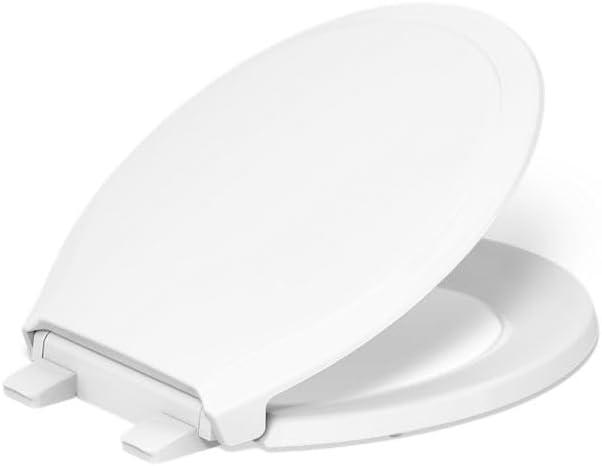 Rutledge Front Quiet-Close with Grip-Tight Bumpers Round Toilet Seat