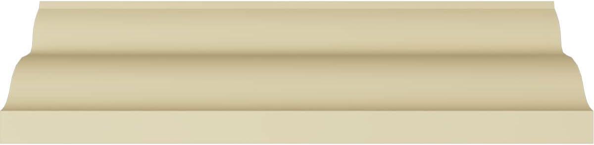 3 7/8"H x 3 7/8"P x 5 1/2"F x 94 1/2"L Foster Traditional Crown Moulding