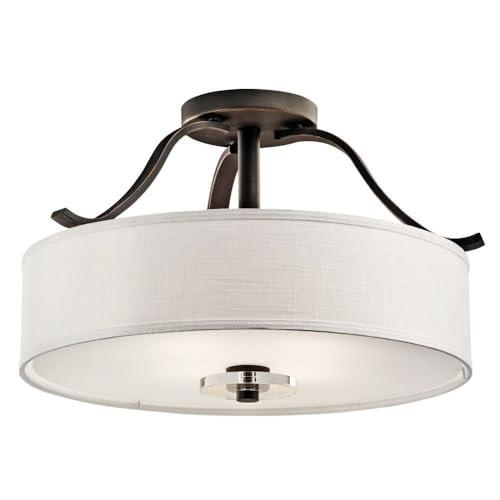 Kichler Lighting Leighton 4 - Light Semi-Flush Mount in  Olde Bronze